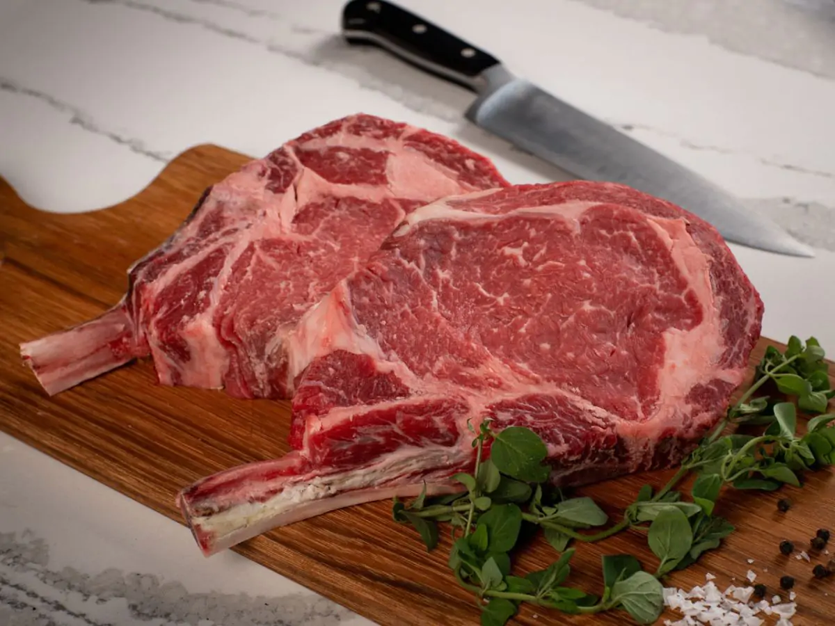 Dry Aged Prime Cowboy Rib Steaks (4 per pack) - Main Image