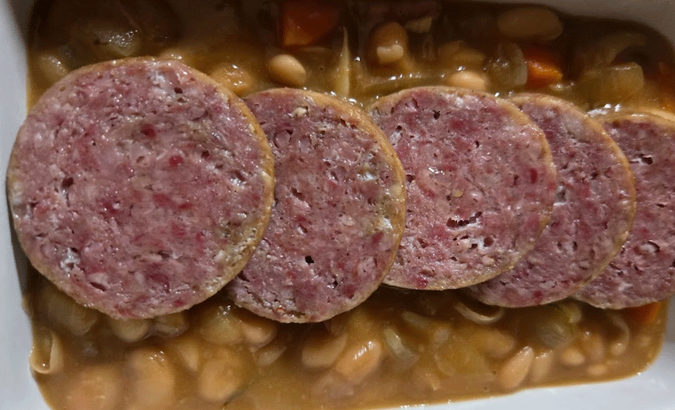 Cotechino with Cannellini Beans