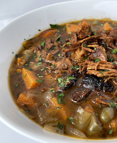 Pork Butt Leftovers: Jamaican Jerk Pork Soup - DeBragga