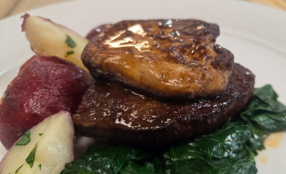  Tournedos Rossini with Japanese A5 Miyazaki Filet Mignon and Foie Gras