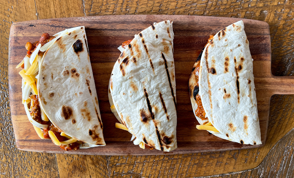 Beef Chili Fold-Ups