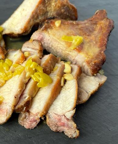 Classic Italian Pork Chops Pepperoncini