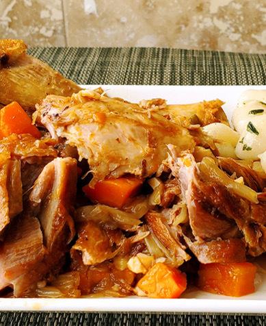 Low & Slow Pork Shanks with Prosciutto & Sage