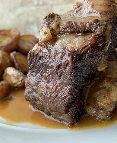 Braised Irish Whiskey Beef Short Ribs