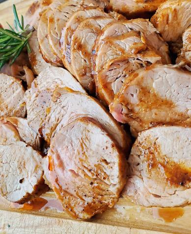 Juicy Pork Tenderloin with Apple Cider Gravy