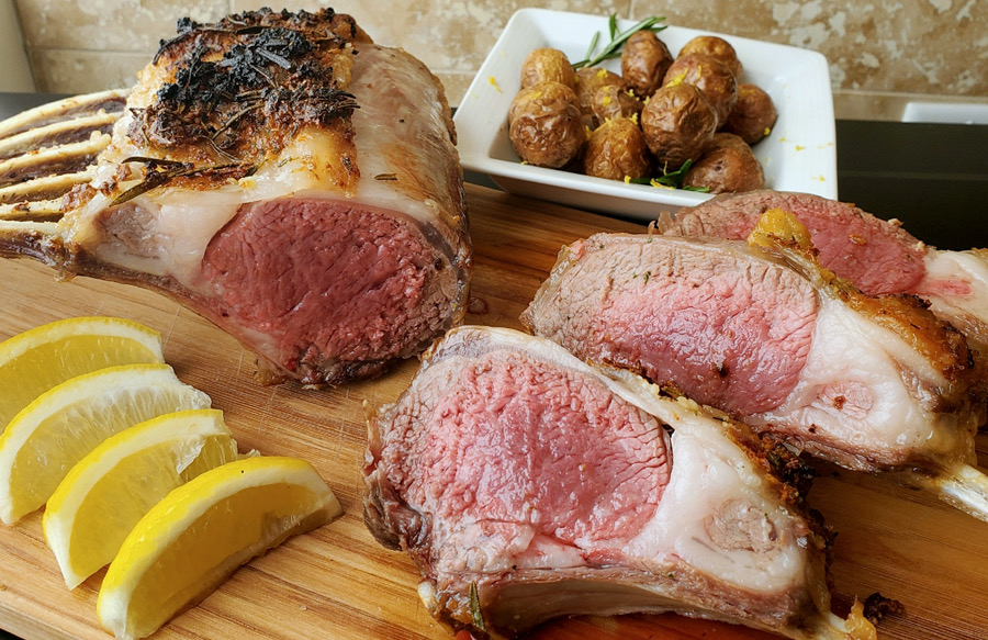Herbed & Roasted Rack of Lamb